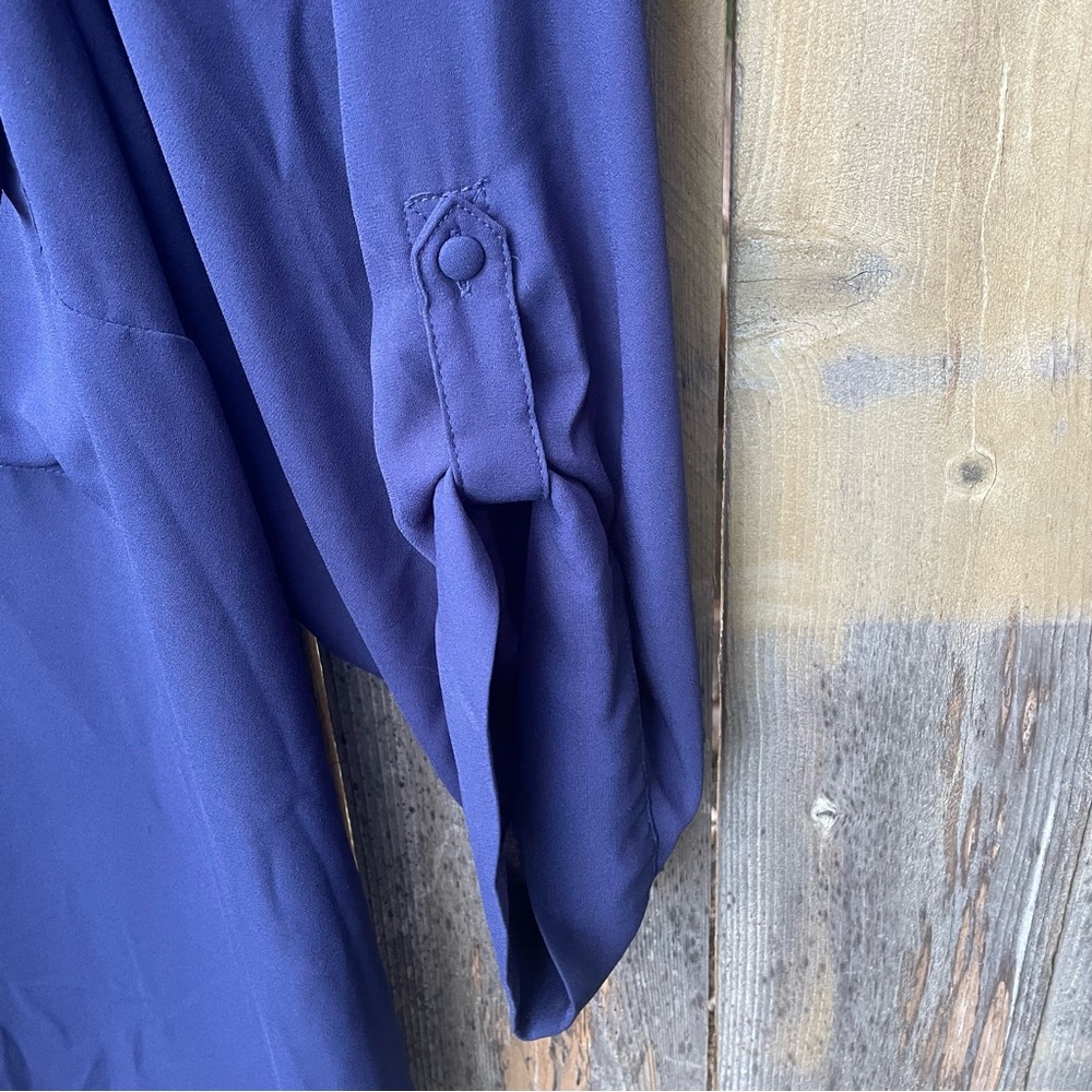 Torrid Navy Blue Harper Blouse Sz. 4X - Picture 5 of 12